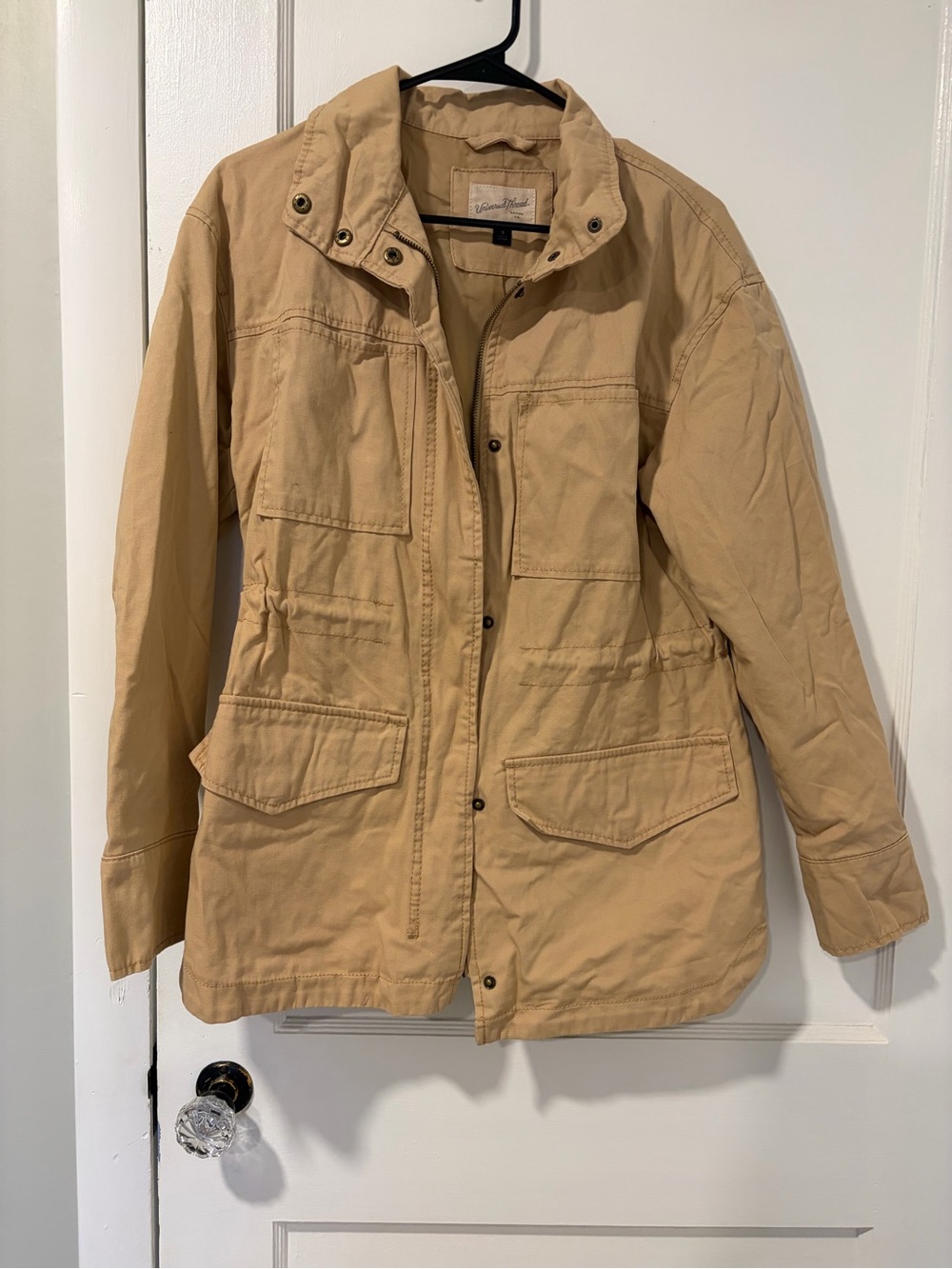 Universal Thread Beige Utility Jacket with Front Pockets